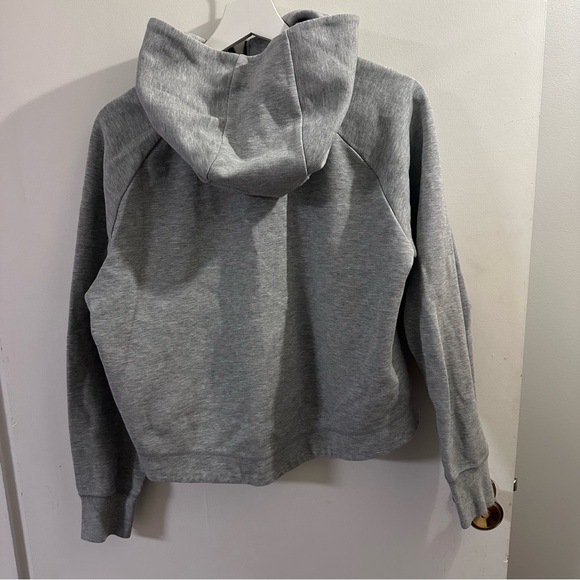 Nike Womens Grey Gray Tech Fleece Techfleece Size Small Cropped Full Zip Hoodie - Picture 4 of 10